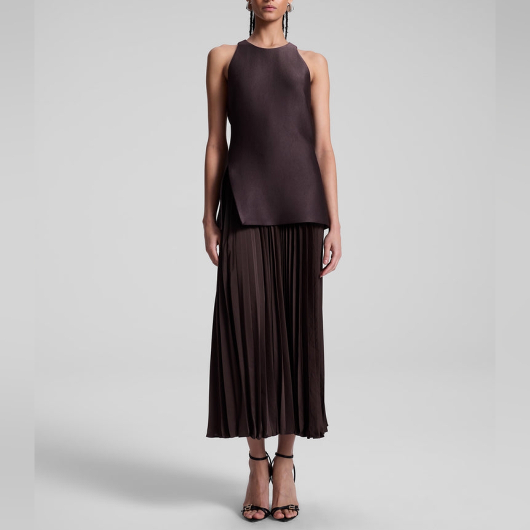 A.L.C. Willow Pleated Midi Dress